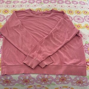 Athleta Rose Pink Crewneck Sweatshirt